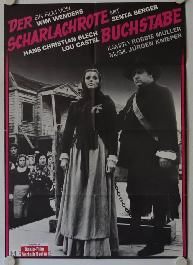 Der scharlachrote Buchstabe originales deutsches Filmplakat